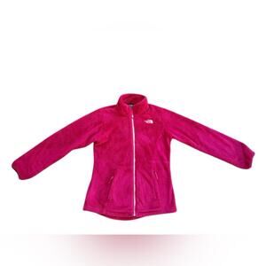 The North Face Girls Osolita full zip jacket pink size large outdoor fleece
